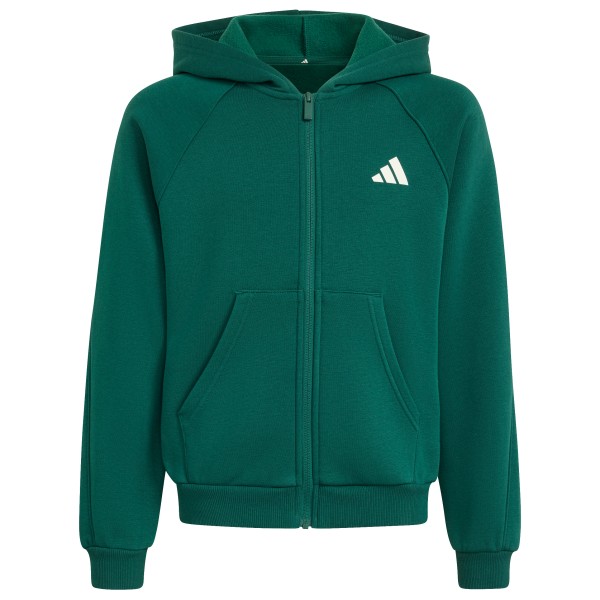 adidas – Kid’s Seasonals Collegiate Typography Full Zip – Trainingsjack maat , Groen