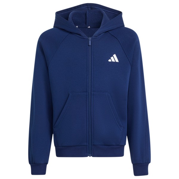 adidas – Kid’s Seasonals Collegiate Typography Full Zip – Trainingsjack maat , Blauw