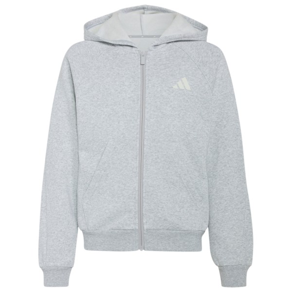 adidas - Kid's Seasonals Collegiate Typography Full Zip - Sweat- & Trainingsjacke Gr 176 grau