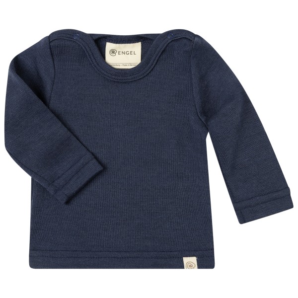 Engel Baby Shirt L/S Merinoshirt marine Blauw