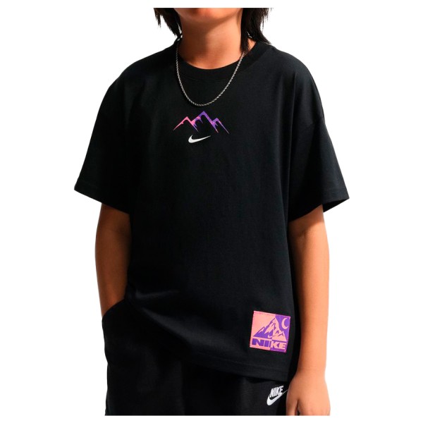 Nike Kid’ NSW Tee Loose Fit Logo Retro T-shirt Zwart