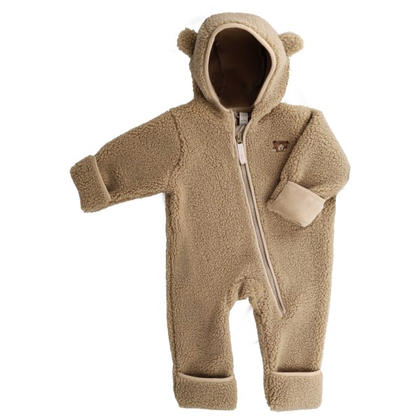 maximo Baby’s Sherpa Overall Kapuze m. Öhrchen Bär Overall Beige