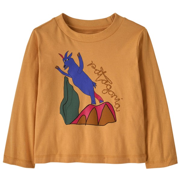 Patagonia Baby’s L/S Graphic T-Shirt Longsleeve Months Oranje