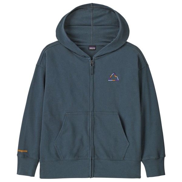 Patagonia Kid’s Full-Zip Hoody Sweatshirt Trainingsjack Blauw