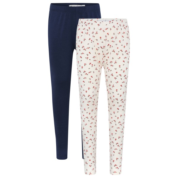 Image of Minymo - Kid"s Basic Leggings (2-Pack) - Leggings Gr 110 weiß'