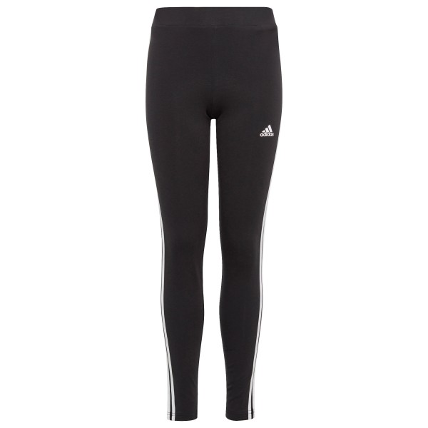 Image of adidas - Girl"s Essentials 3-Stripes Cotton Tight - Leggings Gr 128;140;152;164;170 rosa;schwarz'