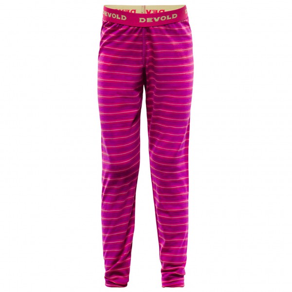 Image of Devold - Breeze Kid Long Johns - Merinounterwäsche Gr 2 Years;4 Years;6 Years;8 Years blau;rosa