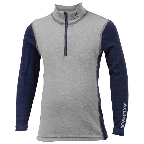 Image of Aclima - Kid's Warmwool Mock Neck - Merinounterwäsche Gr 100;110;120 lila;türkis bei Bergfreunde.ch - der Outdoor Shop