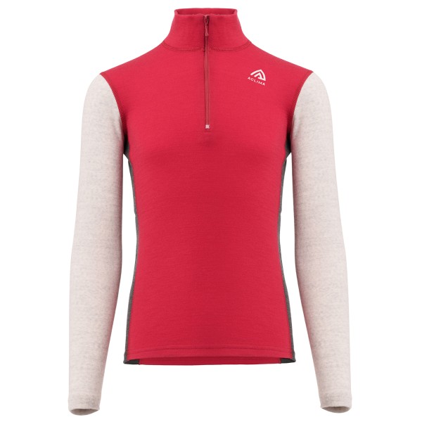 Image of Aclima - Warmwool Mock Neck Junior - Merinounterwäsche Gr 160 rot