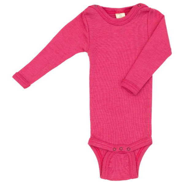 Engel - Baby-Body Langarm Mit Druckverschluss Schulter - Merinounterwäsche Gr 7