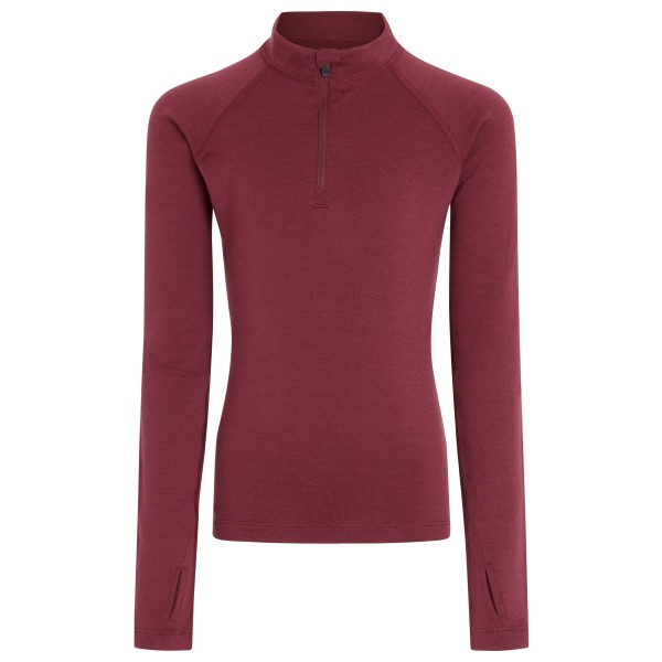 Image of Icebreaker - Kids 260 Tech L/S Half Zip - Merinounterwäsche Gr 10 rot