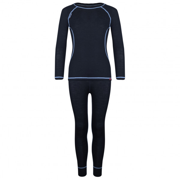 Image of Trollkids - Kid"s Merino Baselayer Set - Merinounterwäsche Gr 104 blau'