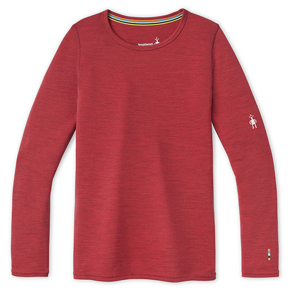 Image of Smartwool - Kid's Merino 250 Baselayer Crew Boxed - Merinounterwäsche Gr L;M;XL;XS lila;rot bei Bergfreunde.ch - der Outdoor Shop