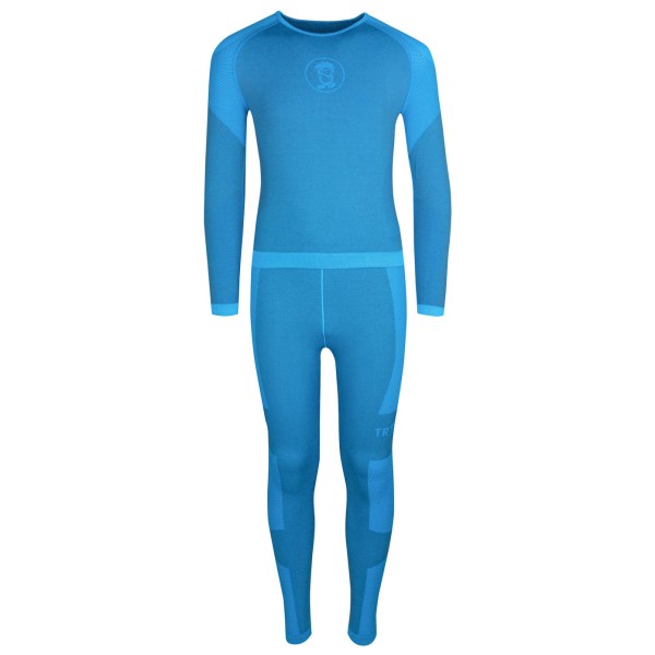 Image of Trollkids - Kid"s Hemsedal Baselayer Set - Kunstfaserunterwäsche Gr 98 blau'