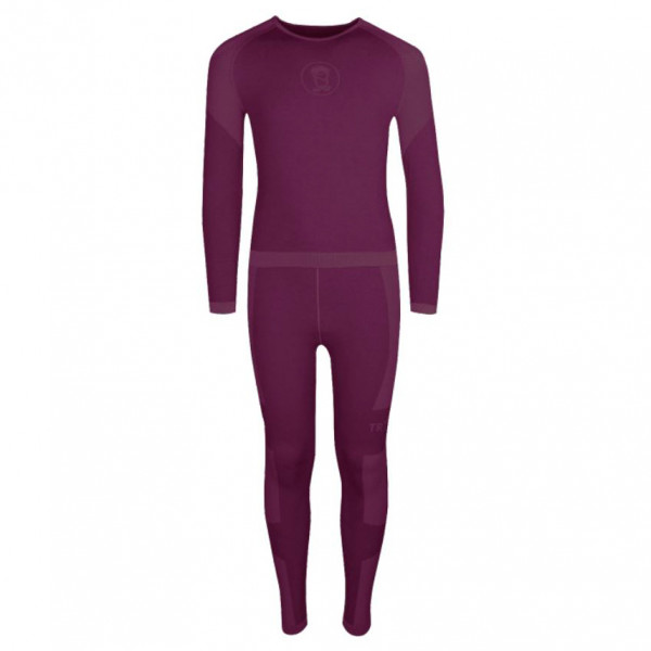 Image of Trollkids - Kid"s Hemsedal Baselayer Set - Kunstfaserunterwäsche Gr 92 lila'