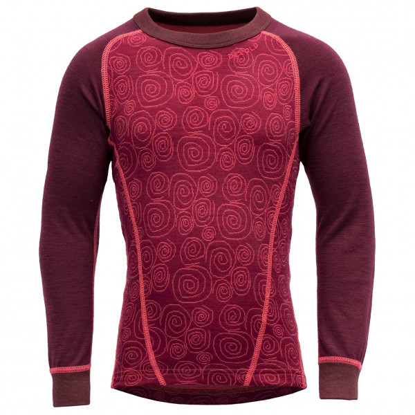 Image of Devold - Kid's Duo Active Merino Shirt - Merinounterwäsche Gr 2 Years rot bei Bergfreunde.ch - der Outdoor Shop