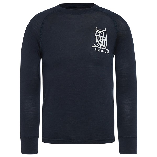 Image of Namuk - Kid"s Uil Merino Longsleeve - Merinounterwäsche Gr 104/110;116/122;128/134;140/146;152/158;92/98 blau;grau;rosa'