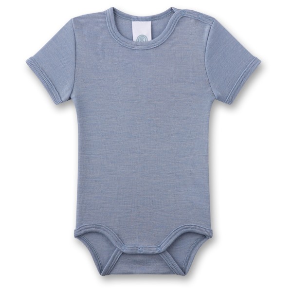 Image of Sanetta - Kid"s Wool Body S/S - Merinounterwäsche Gr 68/74;80/86;92/98 beige;blau;braun;rot'