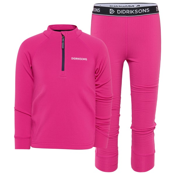 Didriksons - Kid's Jadis Set 5 - Skiunterwäsche Gr 110 rosa
