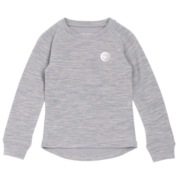 Image of Viking - Kid"s Soft Baselayer Merino Top - Merinounterwäsche Gr 98 grau'