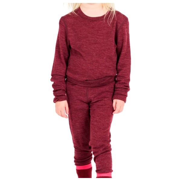 Image of ZIG ZAG - Kid"s Beta Baselayer Set - Merinounterwäsche Gr 104 - 4 Years rot'