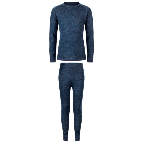 Image of ZIG ZAG - Kid"s Pattani Wool Underwear Set - Merinounterwäsche Gr 104-110 - 4 Years;110-116 - 5 Years;116-122 - 6 Years;128-134 - 8 Years;140-146 - 10 Years;152-158 - 12 Years;164-170 - 14 Years;92-98 - 2 Years;98-104 - 3 Years blau;rot'