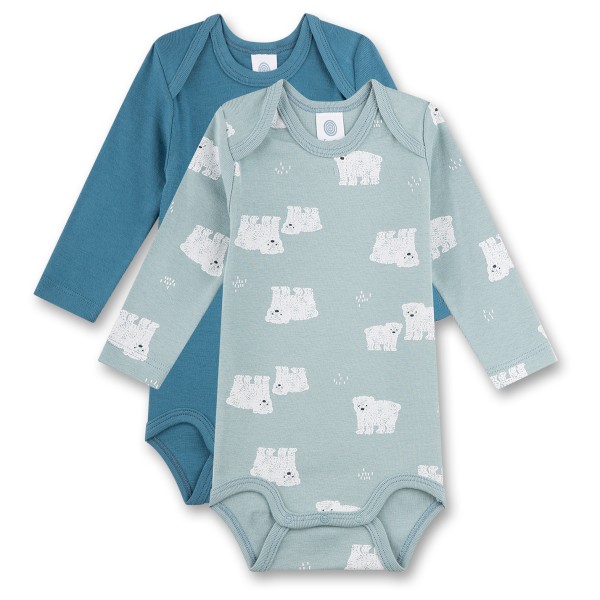 Image of Sanetta - Boy Baby"s Doublepack Body 1/1 San Pure - Alltagsunterwäsche Gr 68 grau'