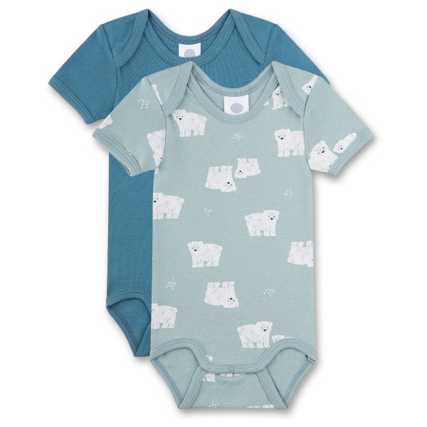 Image of Sanetta - Boy Baby"s Doublepack Body 1/2 San Pure - Alltagsunterwäsche Gr 80 grau'