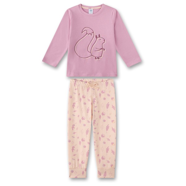 Image of Sanetta - Girl Kid"s Pyjama Long Motive San Pure - Alltagsunterwäsche Gr 104;116;128;140 rosa'