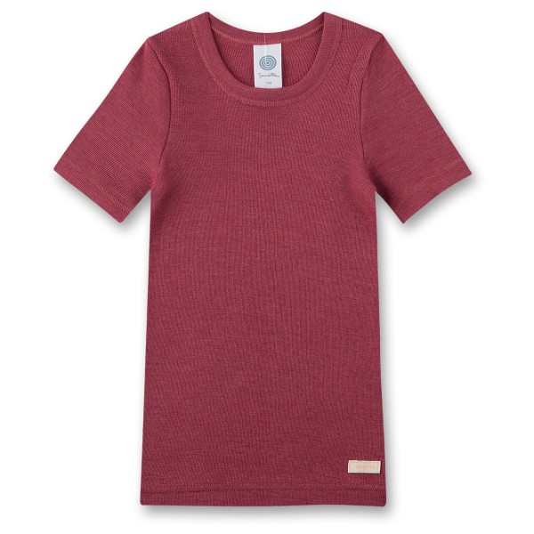 Image of Sanetta - Kid"s T-Shirt 1/2 Wool/Silk Wool - Merinounterwäsche Gr 104 rot'