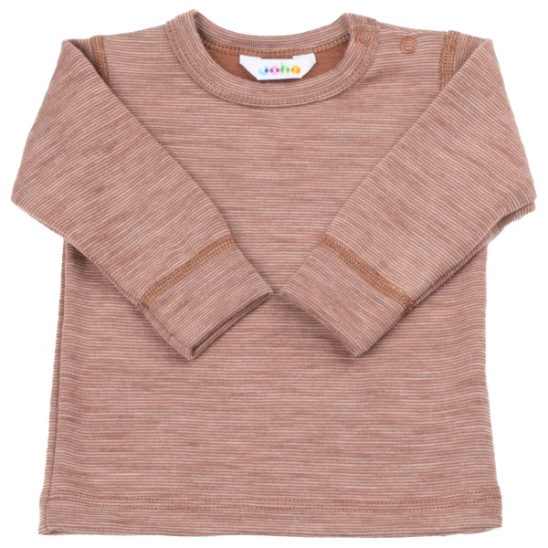 Image of Joha - Kid"s 19383 Blouse L/S - Merinounterwäsche Gr 90 braun/rosa'