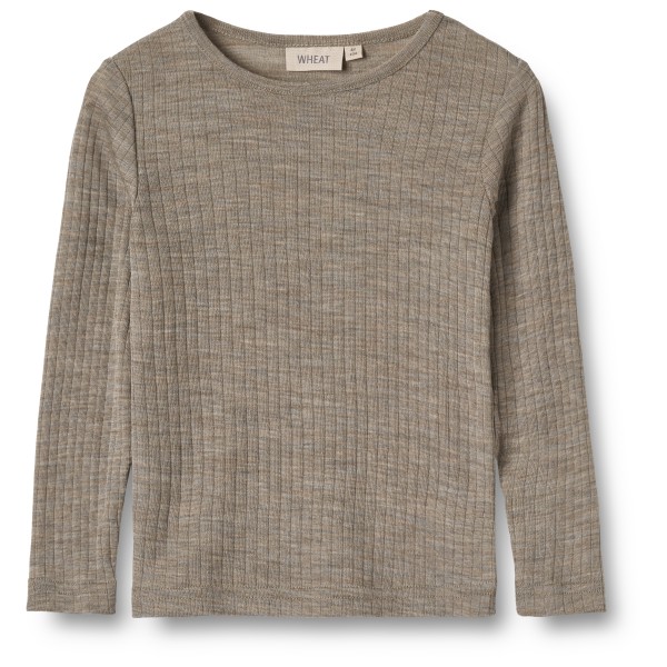 Image of WHEAT - Kid"s Gestreiftes Langarm-Shirt Wool / Silk - Merinounterwäsche Gr 104 - 4 Years;110 - 5 Years;116 - 6 Years;92 - 2 Years;98 - 3 Years schwarz'