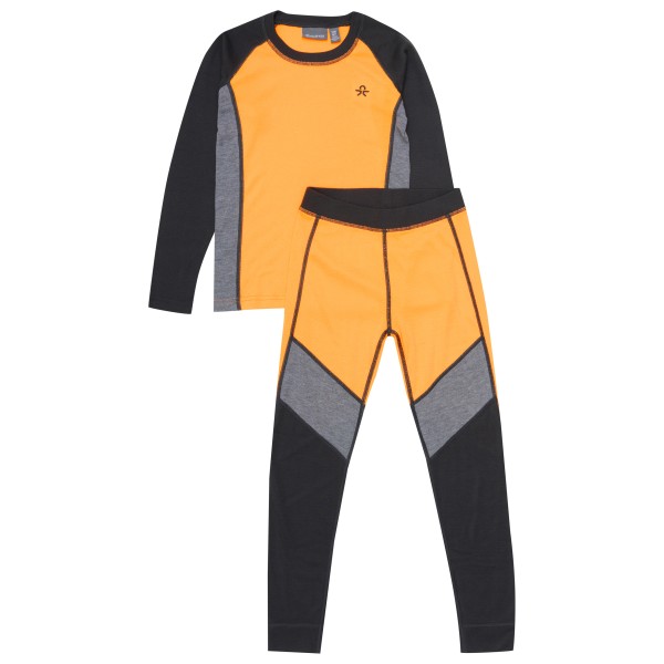 Image of Color Kids - Kid"s Ski Underwear Colorblock - Kunstfaserunterwäsche Gr 104;116;128;140;152;164;80;92 orange;rosa'