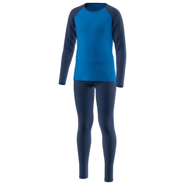 Image of Löffler - Kid"s Set Long CB Transtex Merino - Merinounterwäsche Gr 116;128;140;152;164 blau'
