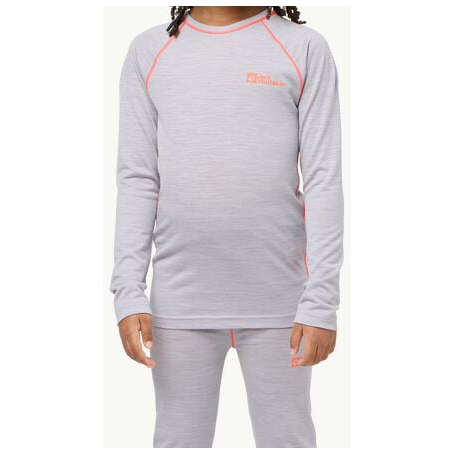 Image of Jack Wolfskin - Kid"s Merino Baselayer Set - Merinounterwäsche Gr 140 grau'