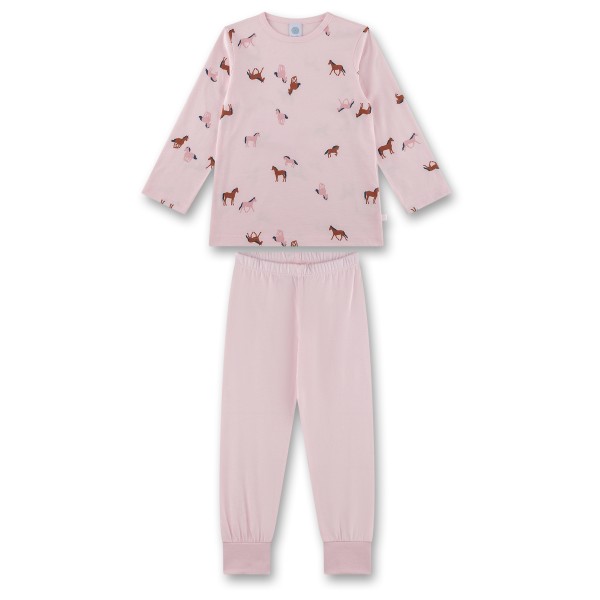 Sanetta - Kid's Pyjama Long AOP 233564 - Schlafanzug Gr 140 rosa