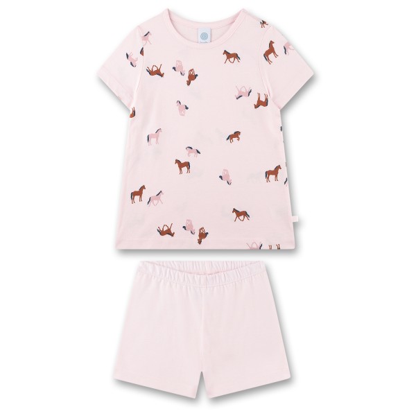 Sanetta Pyjama Short AOP 233565 Schlafanzug Kinder (Gr 92 |weiß)