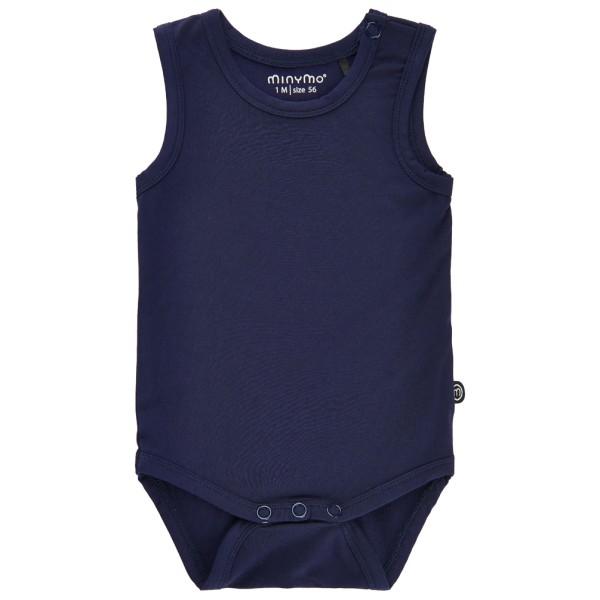 Minymo Body without Sleeves Alltagsunterwäsche Kinder (Gr 74 |blau)