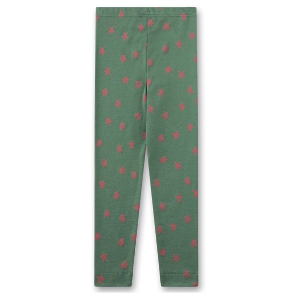 Sanetta – Kid’s Leggings AOP 337035 – Ondergoed maat 92, Olijfgroen