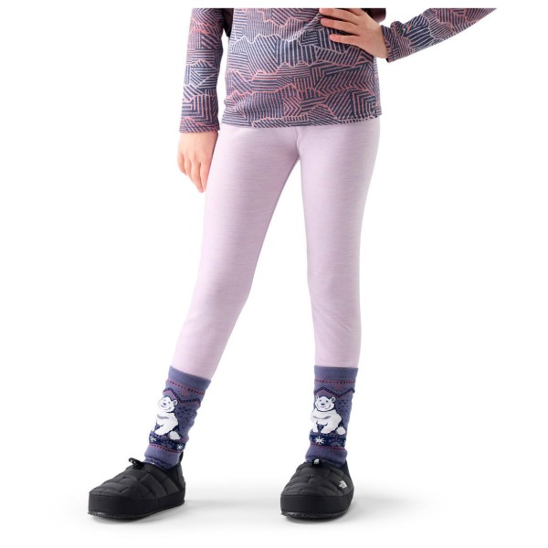 Smartwool - Kid's Classic Thermal Merino BL Bottom Boxed - Merinounterwäsche Gr M lila