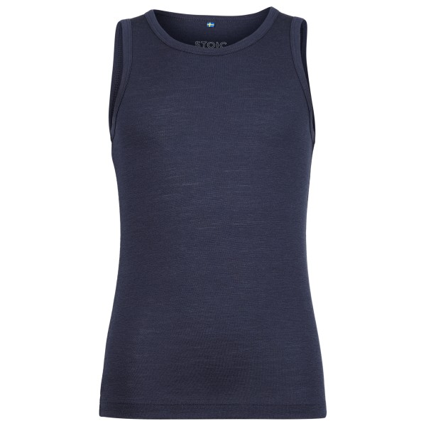 Merinounterwäsche Stoic Merino135 AnebySt. Tank Kinder (Gr 116 |blau)