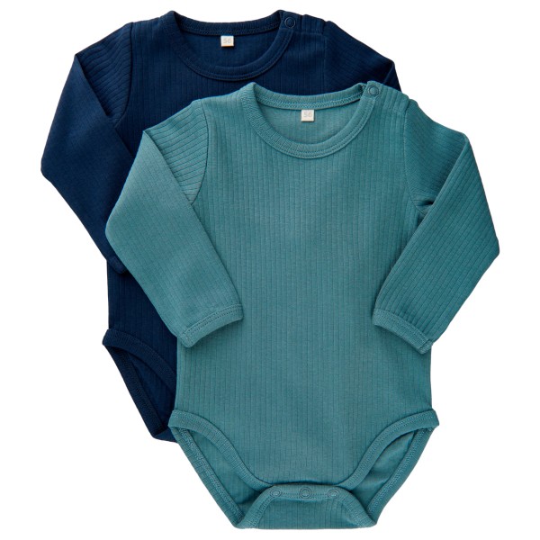 Alltagsunterwäsche Minymo Body L/S (2-Pack) Kinder (Gr 80 |türkis)