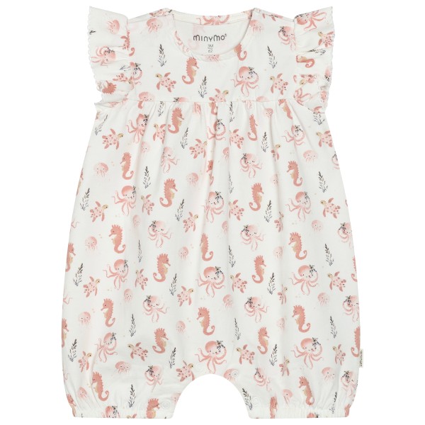 Minymo – Kid’s Suit S/S AOP – Body maat 74, Wit