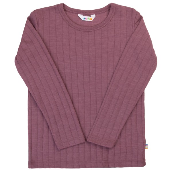 Merinounterwäsche Joha Blouse L/S Stripes Kinder (Gr 120 |lila)