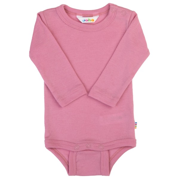 Merinounterwäsche Joha Body with Long Sleeves Kinder (Gr 100 |rosa)