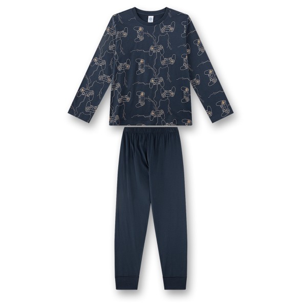 Sanetta - Boy's Pyjama 1/1 - Alltagsunterwäsche Gr 188 blau