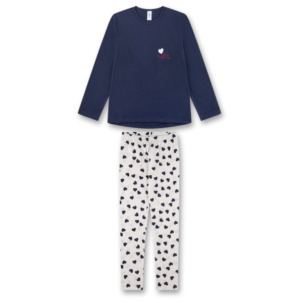 Sanetta - Girl's Pyjama 1/1 Set 245858 - Alltagsunterwäsche Gr 164 blau