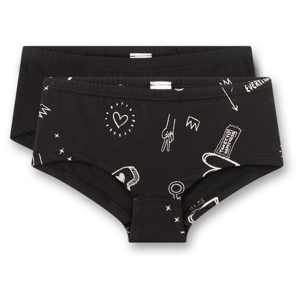 Sanetta - Kid's DP Cutbrief 349564 - Unterhose Gr 152 schwarz