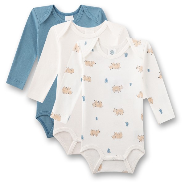 Sanetta - Kid's Set Body 1/1 3-Pack - Alltagsunterwäsche Gr 92 weiß