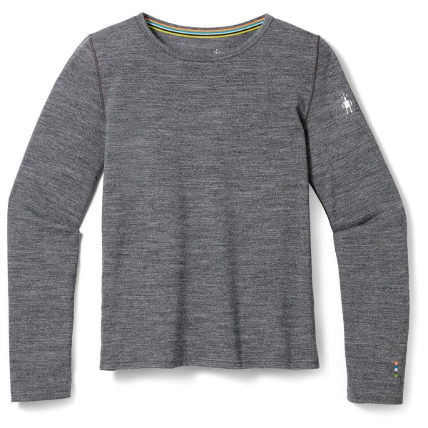 Smartwool - Kid's Classic Merino Blend Base Layer Crew Boxed - Merinounterwäsche Gr S grau